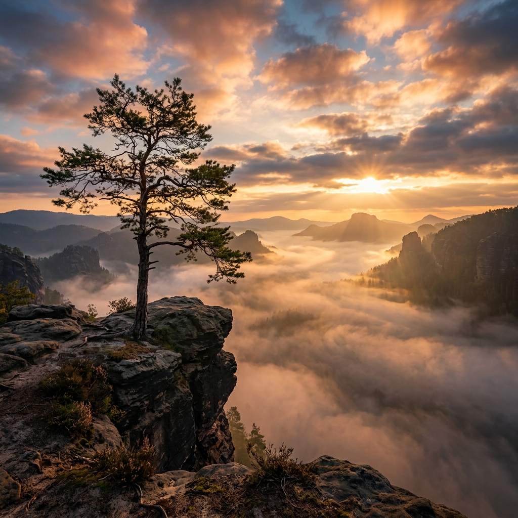 Long-term Vision — Sunrise Over Mountains